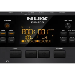 NUX DM-210 Mesh-Head Digital Drum Kit Black