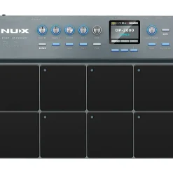 NUX DP-2000 Digital Percussion Pad with 8 Velocity Sensitive Pads, FX, and Bluetooth Black