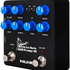 NUX Melvin Lee Davis Bass Preamp + DI Pedal Black