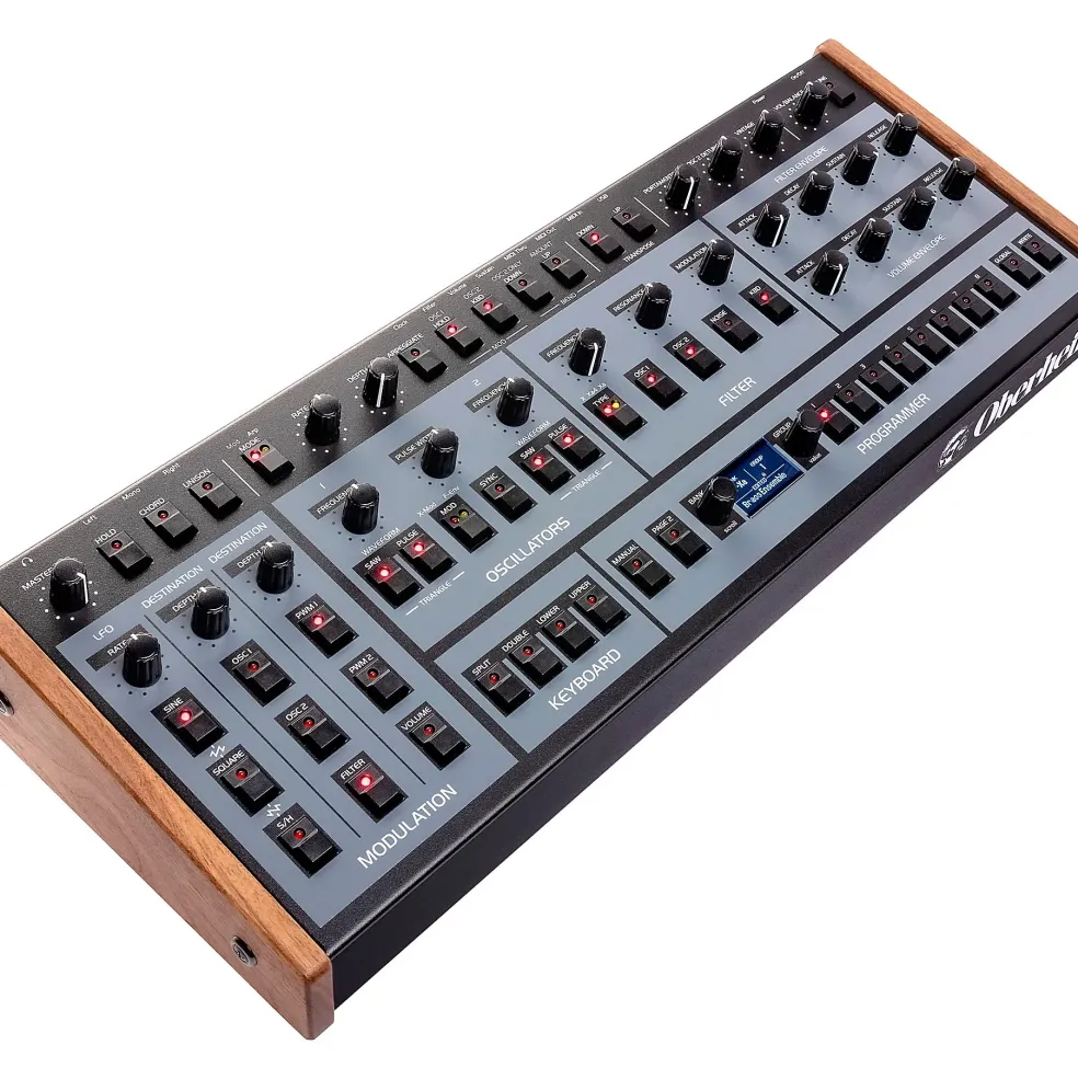 Oberheim OB-X8 Desktop Module With Sustain and Expression Pedals, Audio Cables