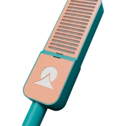 Ohma World Stripes Ribbon Microphone Teal & Apricot