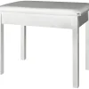 On-Stage Keyboard/Piano Bench (White) White