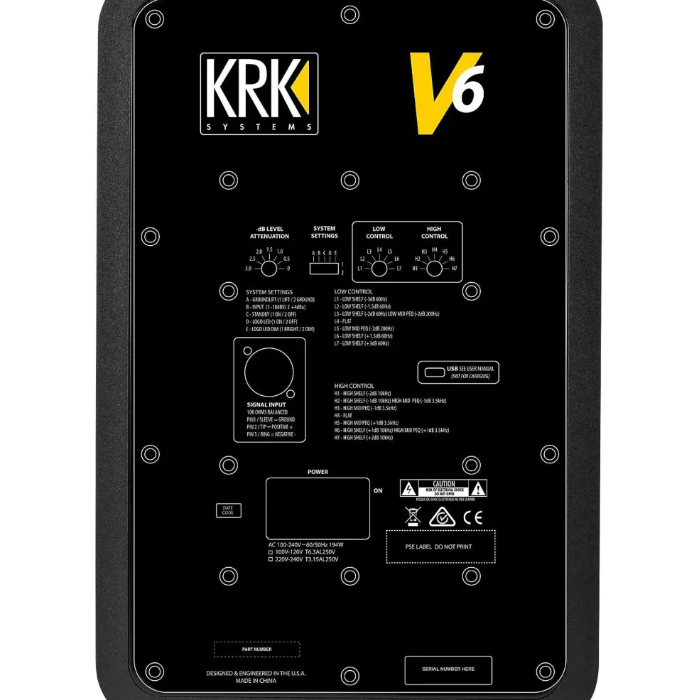 Open Box KRK V6 6in Studio Monitor with Kevlar Drivers Level 1