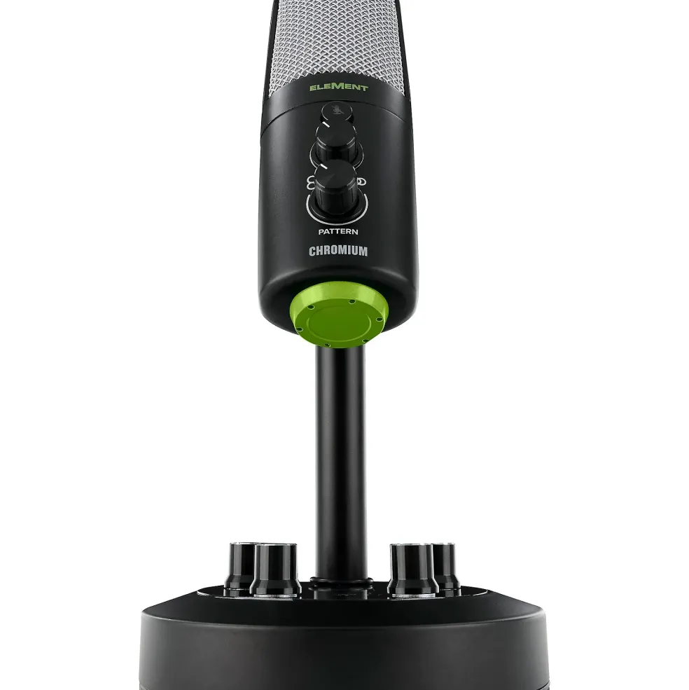 Open Box Mackie EM-CHROMIUM Premium USB Condenser Microphone with Built-in 2-Channel Mixer Level 2 197881102937