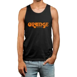 Orange Amplifiers Classic Orange Logo Tank Top Medium Black