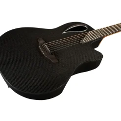 Ovation MD80-NWT-G Adamas Series Mid-Depth Contour Acoustic-Electric Guitar Natural Texture Woven Black