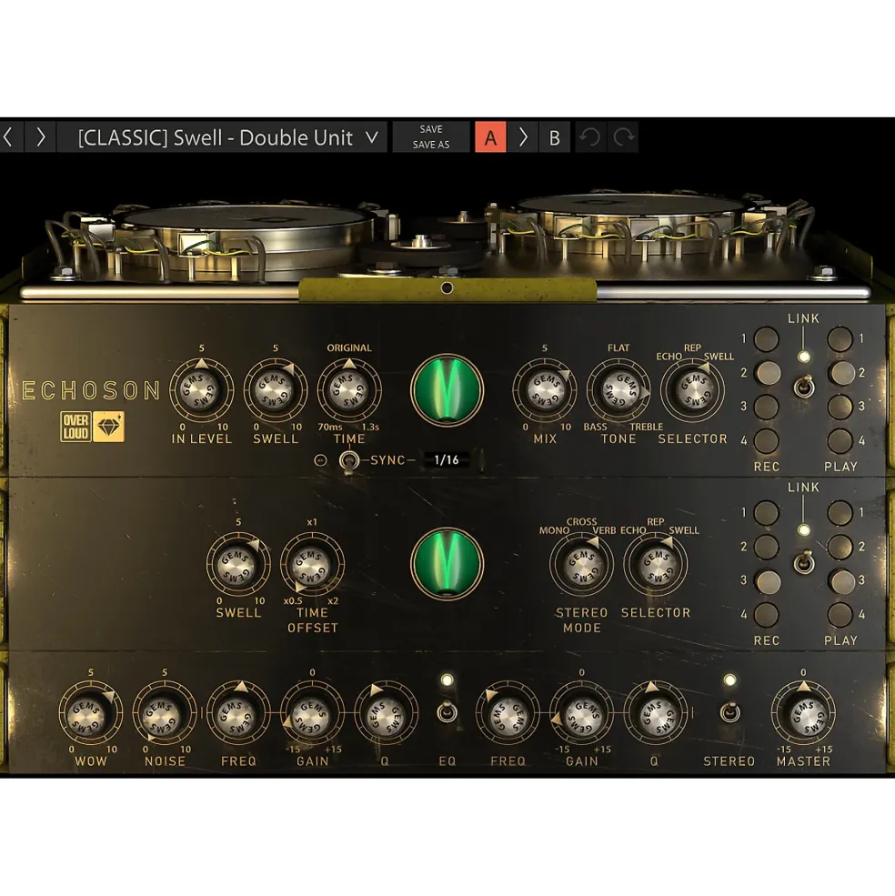 Overloud GEM ECHOSON Legendary Magnetic Drum Delay (Download)