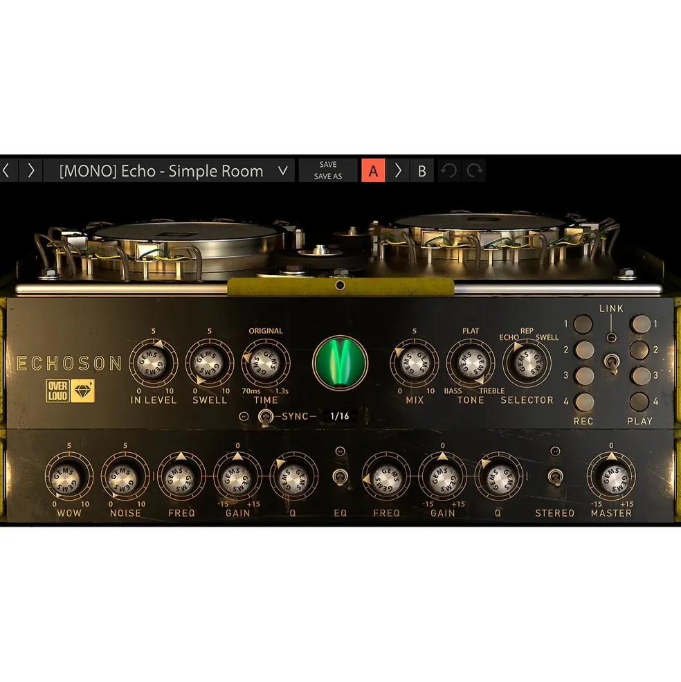 Overloud GEM ECHOSON Legendary Magnetic Drum Delay (Download)
