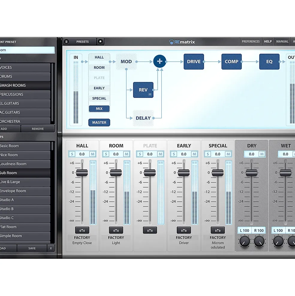Overloud Upgrade from Factory IR Library to REmatrix Full (Download)