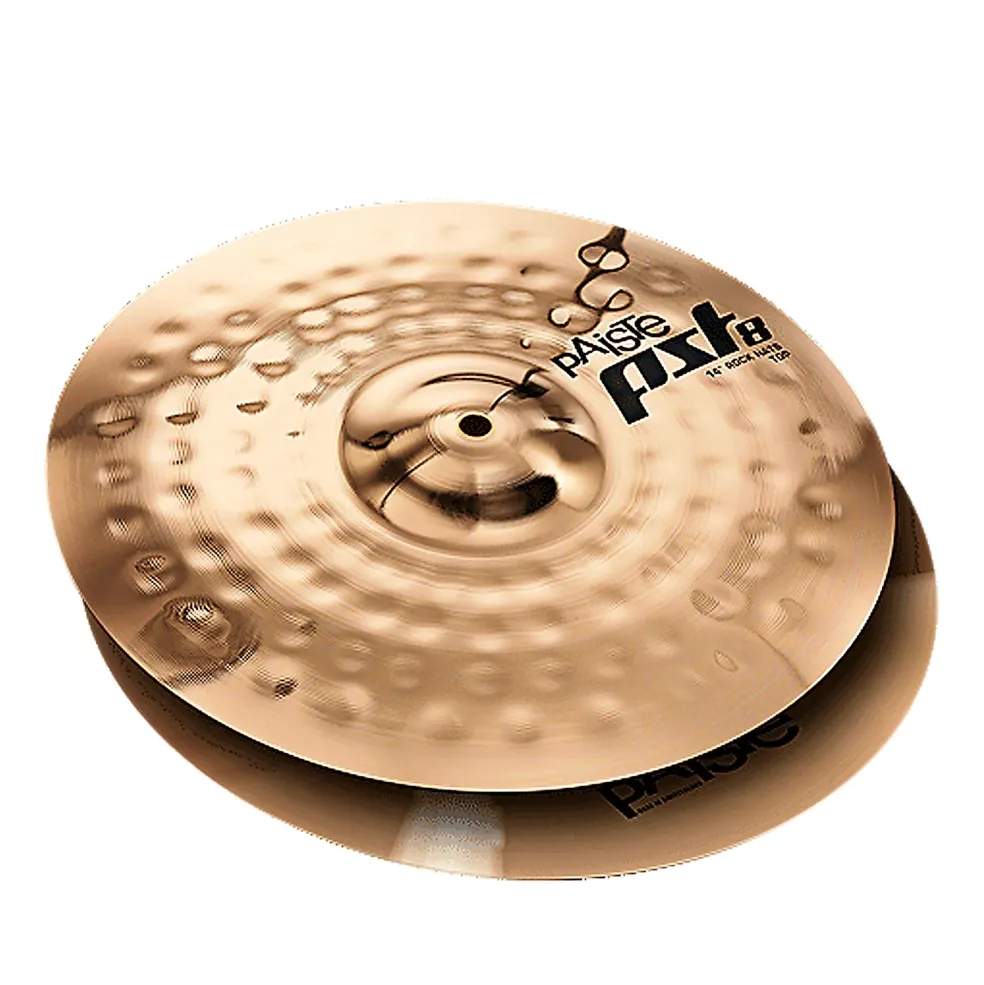 Paiste PST 8 Reflector Rock Hi-Hats 14 in.