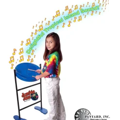 Panyard Jumbie Jam Steel Drum Kit with Table Top Stand Purple