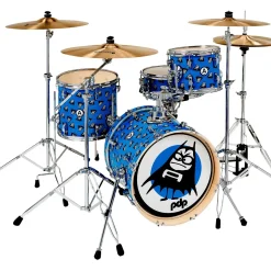 PDP by DW Aquabats Action Drums 4-Piece Shell Pack Cyan Blue