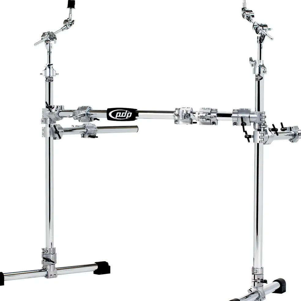 PDP by DW Chrome-Plated Drum and Cymbal Rack Package