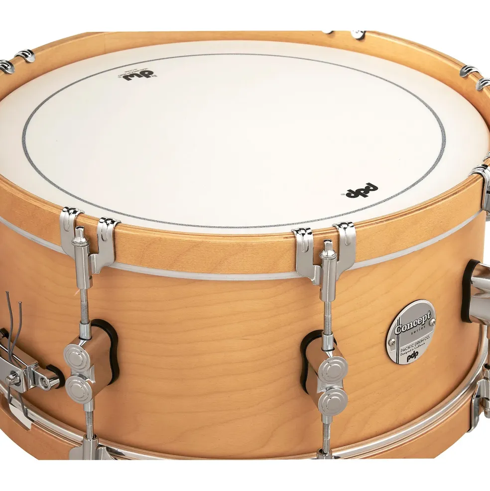 PDP by DW Concept Classic Snare Drum With Wood Hoops 14 x 6.5 in. Natural/Natural Hoops