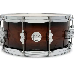 PDP by DW Concept Maple Exotic Snare Drum 14 x 6.5 in. Walnut to Charcoal Burst