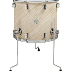 PDP by DW Concept Maple Floor Tom with Chrome Hardware 18 x 16 in. Twisted Ivory