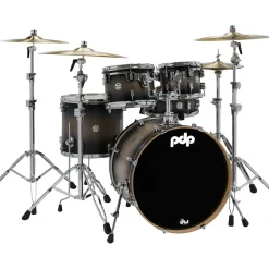 PDP by DW Concept Maple 5-Piece Shell Pack Satin Charcoal Burst