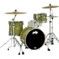 PDP by DW Concept Maple 3-Piece Bop Shell Pack Satin Olive