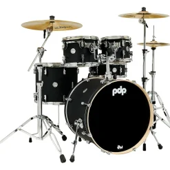 PDP by DW Concept Maple 3-Piece Rock Shell Pack With Chrome Hardware Satin Seafoam
