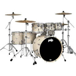 PDP by DW Concept Maple 7-Piece Shell Pack With Chrome Hardware Twisted Ivory
