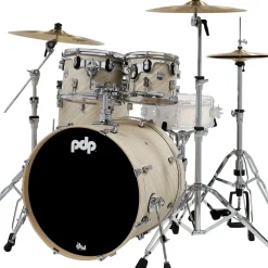 PDP by DW Concept Maple 7-Piece Shell Pack With Chrome Hardware Twisted Ivory