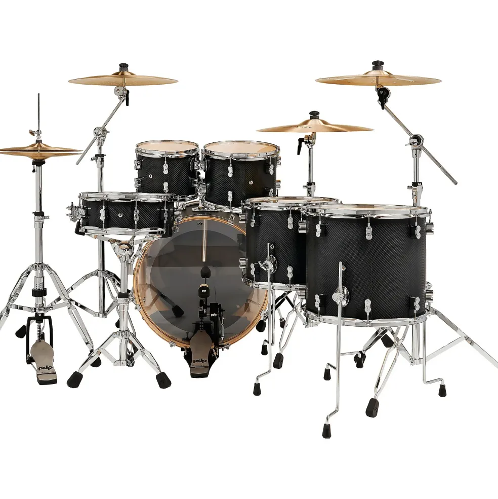 PDP by DW Concept Maple 4-Piece Shell Pack With Chrome Hardware Twisted Ivory