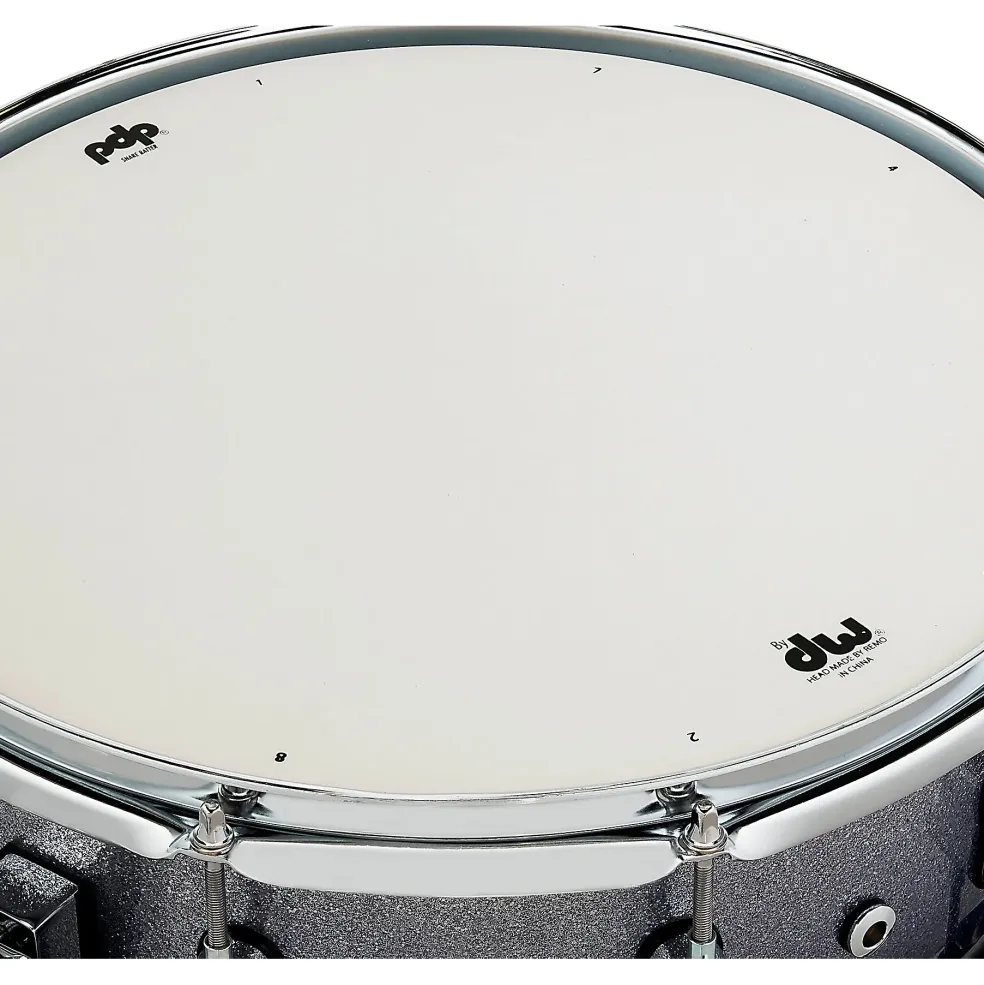 PDP by DW Concept Maple Series Snare Drum Silver to Black Sparkle Fade 5.5x14