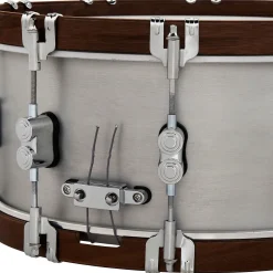 PDP by DW Concept Select Aluminum Snare Drum With Walnut Hoops 14 x 6.5 in. Aluminum