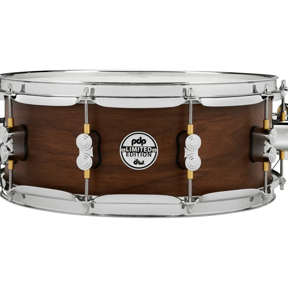 PDP by DW Concept Series Limited Edition 20-Ply Hybrid Walnut Maple Snare Drum 14 x 5.5 in. Satin Walnut