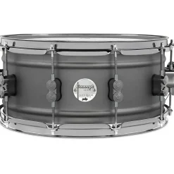PDP by DW Concept Series Gun Metal Over Steel Snare Drum With Black Nickel Hardware 14 x 6.5 in.