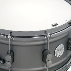 PDP by DW Concept Series Gun Metal Over Steel Snare Drum With Black Nickel Hardware 14 x 6.5 in.