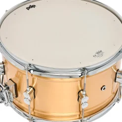 PDP by DW Concept Series 1.2 mm Natural Satin Brushed Brass Snare Drum 14 x 8 in.