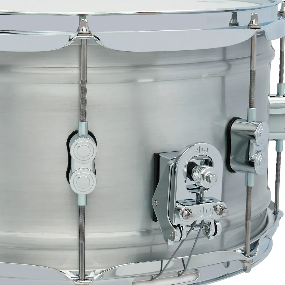 PDP by DW Concept Series 1.2 mm Natural Satin Brushed Aluminum Snare Drum 14 x 8 in.
