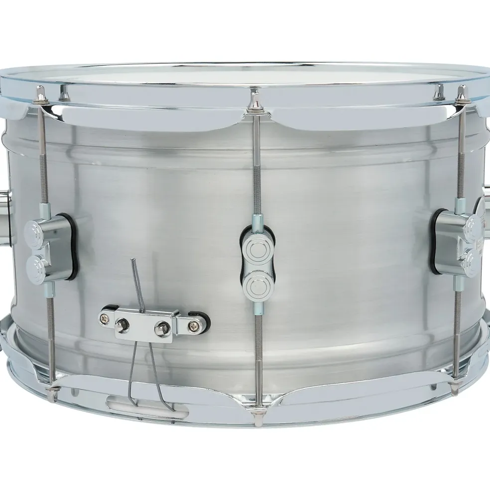 PDP by DW Concept Series 1.2 mm Natural Satin Brushed Aluminum Snare Drum 14 x 8 in.