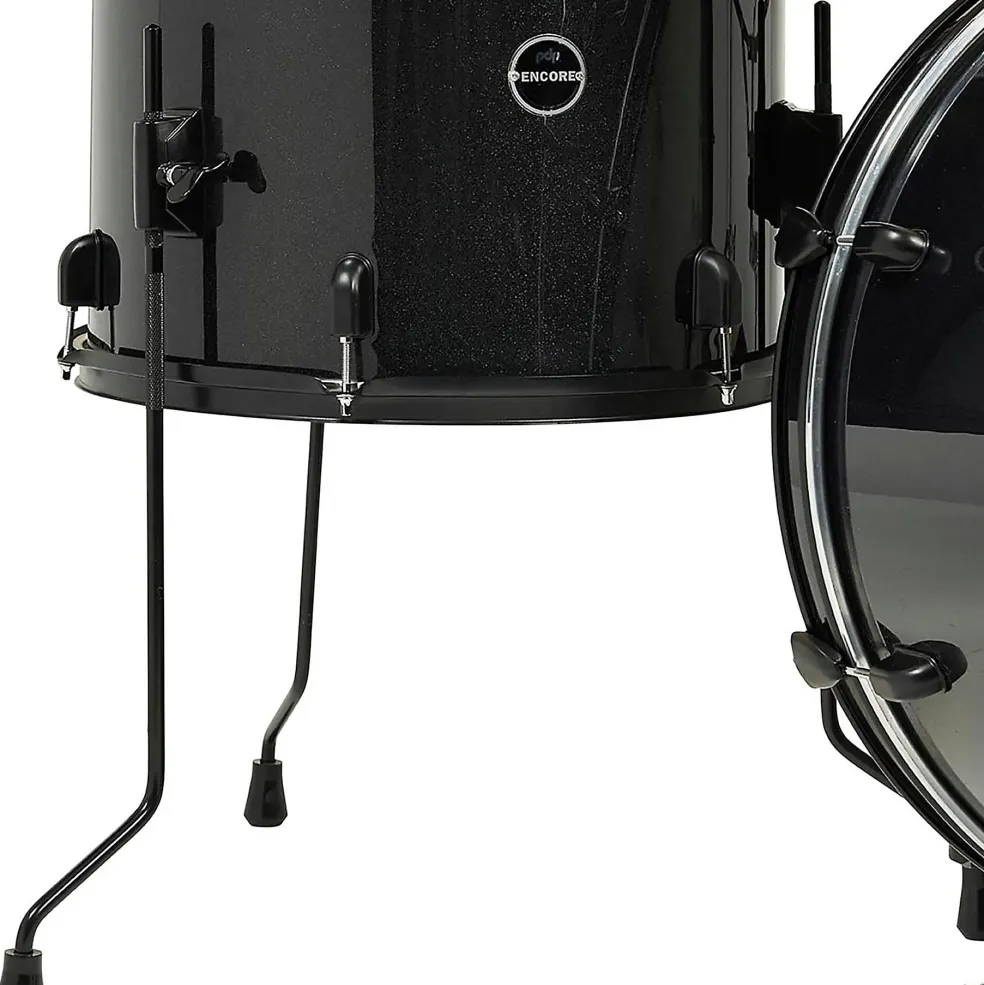 PDP by DW Encore Complete 5-Piece Drum Set With Hardware & Cymbals Black Onyx