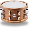 PDP by DW Limited-Edition Dark Stain Maple and Walnut Snare With Walnut Hoops and Chrome Hardware 14 x 7.5 in.