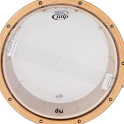 PDP by DW Limited-Edition Dark Stain Maple and Walnut Snare With Walnut Hoops and Chrome Hardware 14 x 7.5 in.