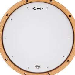 PDP by DW Limited-Edition Dark Stain Maple and Walnut Snare With Walnut Hoops and Chrome Hardware 14 x 7.5 in.