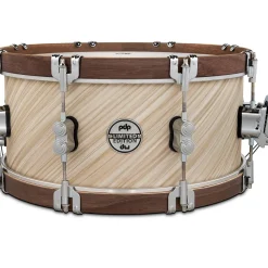PDP by DW LTD Concept Maple Snare Drum With Walnut Hoops 14 x 6.5 in. Twisted Ivory