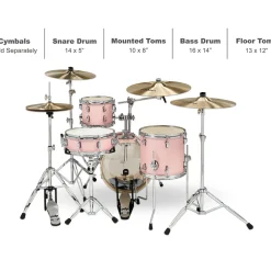 PDP by DW New Yorker 4-Piece Shell Pack With 16