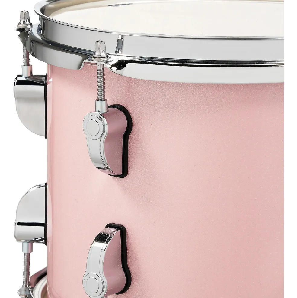 PDP by DW New Yorker 4-Piece Shell Pack With 16" Bass Drum Pale Rose Sparkle