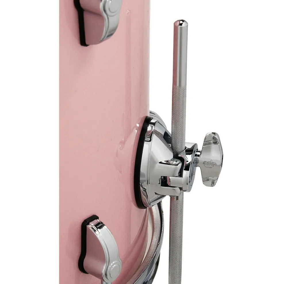 PDP by DW New Yorker 4-Piece Shell Pack With 16" Bass Drum Pale Rose Sparkle