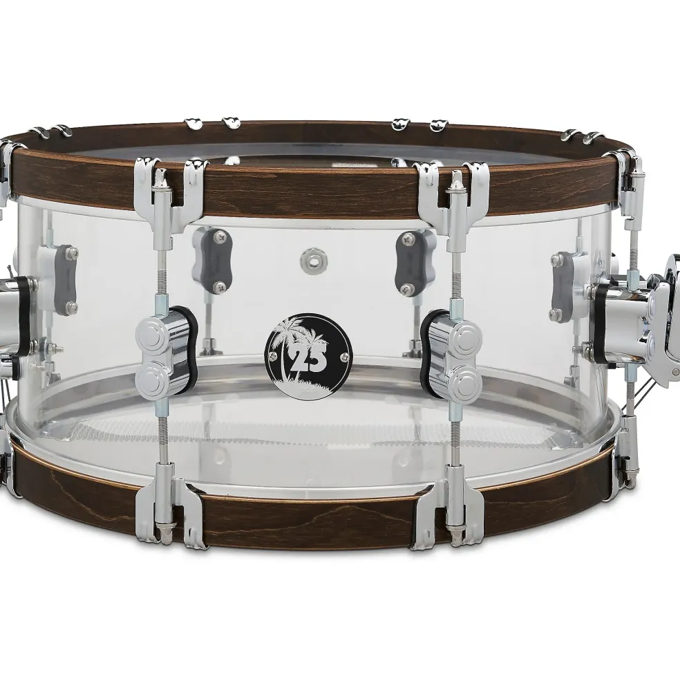PDP by DW 25th Anniversary Clear Acrylic Snare Drum 14 x 6.5 in.