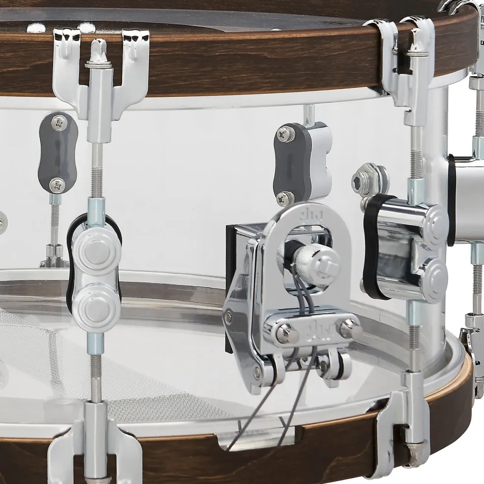PDP by DW 25th Anniversary Clear Acrylic Snare Drum 14 x 6.5 in.