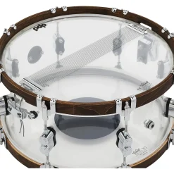 PDP by DW 25th Anniversary Clear Acrylic Snare Drum 14 x 6.5 in.