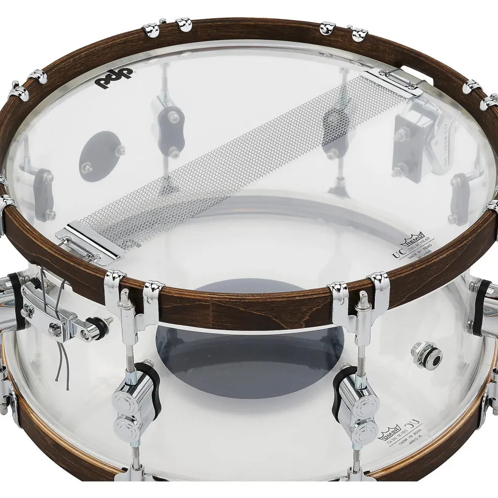 PDP by DW 25th Anniversary Clear Acrylic Snare Drum 14 x 6.5 in.