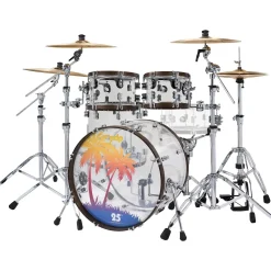 PDP by DW 25th Anniversary Clear Acrylic 4-Piece Shell Pack