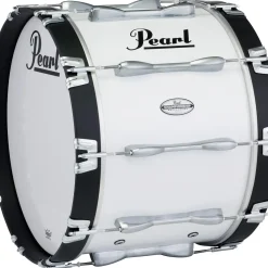 Pearl 28 x 14 in. Championship Maple Marching Bass Drum Pure White