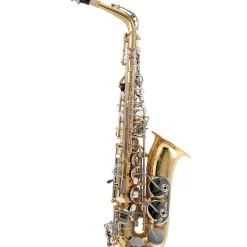 Pearl Belsona Alto Saxophone With ABS Case Gold Lacquer Nickel Plated Keys