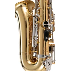 Pearl Belsona Alto Saxophone With ABS Case Gold Lacquer Nickel Plated Keys